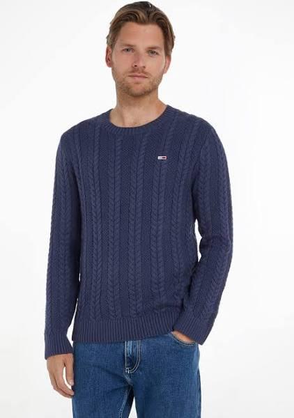 Tommy Jeans Navy - Cable Sweater - 2XL