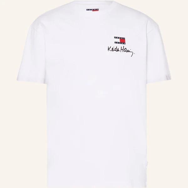 Tommy Jeans x Keith Haring Unisex Graphic Print T-Shirt in White