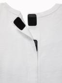 Tommy Seated Stripe Crew Tee - White, M