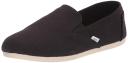Toms Women's Alpargatas Black Redondo 2.0 Canvas Slip-on Flat 6.5 B