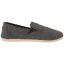 Toms Women's Alpargatas Black Twll Chambray Redondo Canvas Slip-on Flat 5.5 B