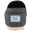 Toms Women's Alpargatas Black Twll Chambray Redondo Canvas Slip-on Flat 5.5 B