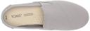 Toms Women's Alpargatas Drizzle Gray Redondo 2.0 Canvas Slip-on Flat 6 B