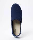 Toms Women's Alpargatas Navy Redondo 2.0 Canvas Slip-on Flat 5 B