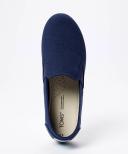 Toms Women's Alpargatas Navy Redondo 2.0 Canvas Slip-on Flat 7 B