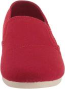 Toms Women's Alpargatas Red Redondo 2.0 Canvas Slip-on Flat 7.5 B