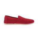 Toms Women's Alpargatas Red Redondo 2.0 Canvas Slip-on Flat 8 B
