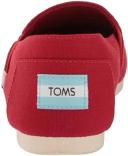 Toms Women's Alpargatas Red Redondo 2.0 Canvas Slip-on Flat 9 B