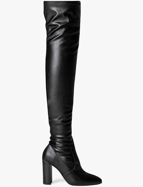 Tony Bianco Bloom Black Venezia Boots Black 7.5