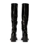Tony Bianco Damon Boots in Black Crinkle Patent Black 6