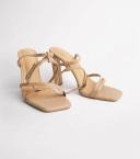 Tony Bianco Fiance Skin Sheep Nappa Heels Natural 7.5