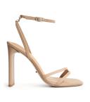 Tony Bianco Fiance Skin Sheep Nappa Heels Natural 7.5