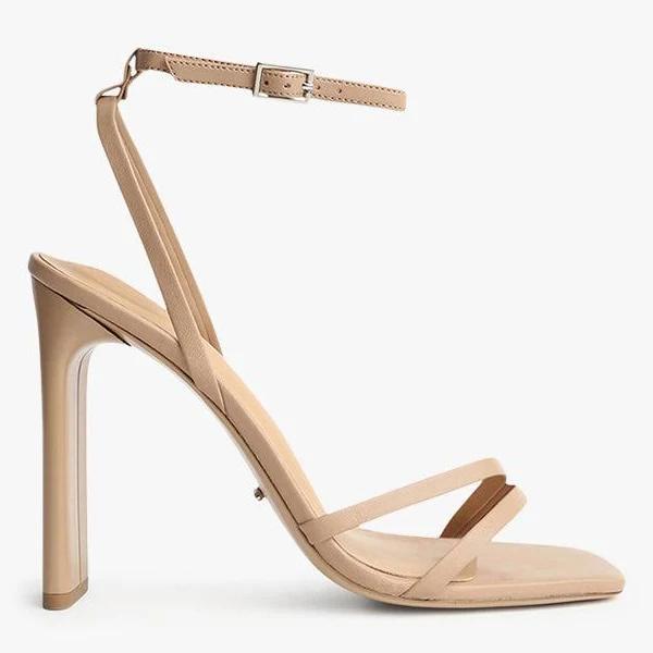 Tony Bianco Fiance Skin Sheep Nappa Heels Natural 7.5
