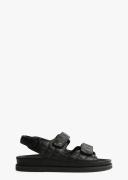 Tony Bianco Hiranni Black Sheep Nappa Sandals Black 40