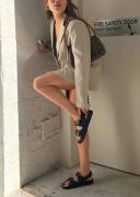 Tony Bianco Hiranni Black Sheep Nappa Sandals Black 40