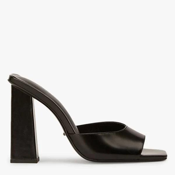 Tony Bianco Naja Heels in Black Hi Shine Black 7