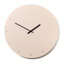 Too Design Minimal Clock - almond Cream, 49cm / Black / Black Numbers