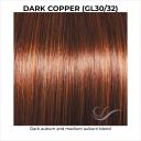 Top Pefect Hair Topper Color GL 30-32 Dark Copper - Gabor Wigs 10" Lon