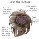 Top Pefect Hair Topper Color GL 30-32 Dark Copper - Gabor Wigs 10" Lon