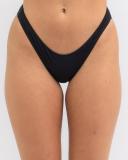 Topanga Women's Gigi Classic Bikini Bottom in Black | Size 14