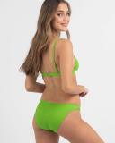 Topanga Women's Gigi Classic Bikini Bottom in Green | Size 12