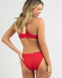 Topanga Women's Melanie Classic Bikini Bottom in Red | Size 06