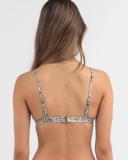 Topanga Women's Rebel Triangle Bikini Top in Cream | Size 14