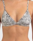 Topanga Women's Rebel Triangle Bikini Top in Cream | Size 14