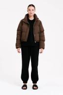 Topher Puffer Jacket - Cola S