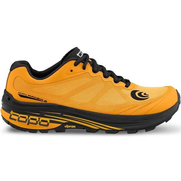 Topo Mountain Racer 2 Mens Trail Running Shoes - Mango/Black - 11.5