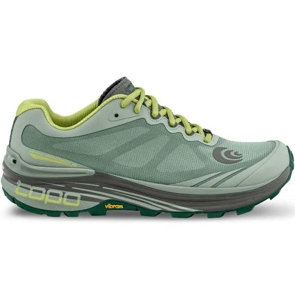 Topo Mountain Racer 2 Womens Shoes - Moss/Grey - 6.5