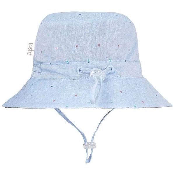 Toshi Boys Hot Rod Drifter Sunhat - Light Blue- Swimwear Galore