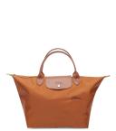 Tote Bag M Le Pliage Green Cognac Longchamp