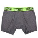 Tradie Men's No Bounce Trunk - Grey - Size Small