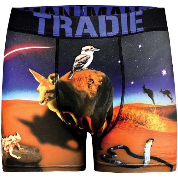 Tradie x Great Northern Co. Men's Fish More Trunks Print L