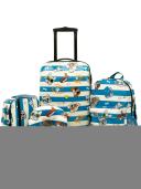 Travelers Club Girls' 5 Piece Kids Luggage Travel Set
