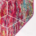 Trellis Frieze 124cm x 124cm Octagon Multi Abstract, Geometric Area Rug