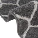 Trellis Frieze 152cm x 244cm Oval Dark Gray Gray Geometric Area Rug