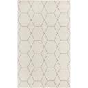 Trellis Frieze 155cm x 245cm Ivory Geometric Area Rug