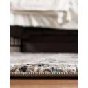 Trellis Frieze 183cm x 183cm Square Blue Multi Blue Geometric Area Rug