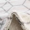 Trellis Frieze 183cm x 183cm Square Ivory Geometric Area Rug