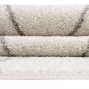 Trellis Frieze 183cm x 183cm Square Ivory Geometric Area Rug