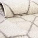 Trellis Frieze 183cm x 183cm Square Ivory Geometric Area Rug