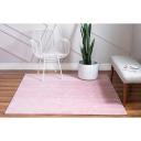 Trellis Frieze 213cm x 213cm Square Light Pink Geometric Area Rug
