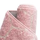 Trellis Frieze 213cm x 213cm Square Light Pink Geometric Area Rug