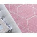 Trellis Frieze 213cm x 213cm Square Light Pink Geometric Area Rug
