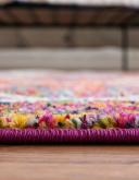 Trellis Frieze 216cm x 305cm Oval Multi Abstract, Geometric Area Rug