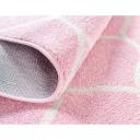 Trellis Frieze 239cm x 239cm Square Light Pink Geometric Area Rug