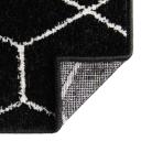 Trellis Frieze 245cm x 305cm Black Geometric Area Rug
