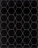 Trellis Frieze 245cm x 305cm Black Geometric Area Rug